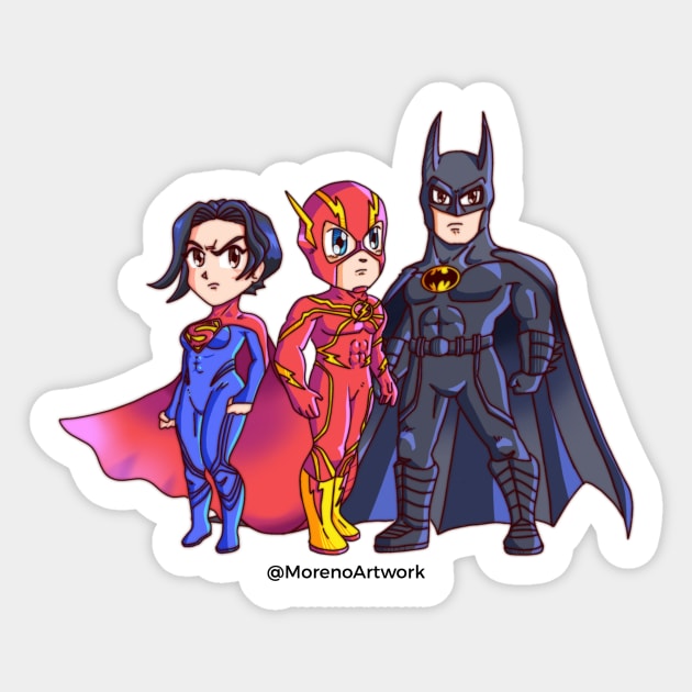 Hero Team Lighting Sticker by MorenoArtwork